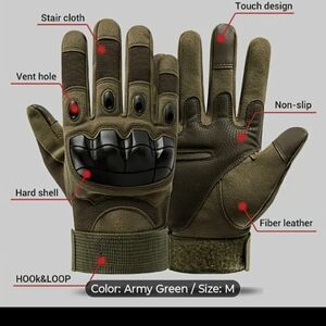 Fireproof,Cut Resistant, Waterproof, Must Have,Tan Tactical Gloves